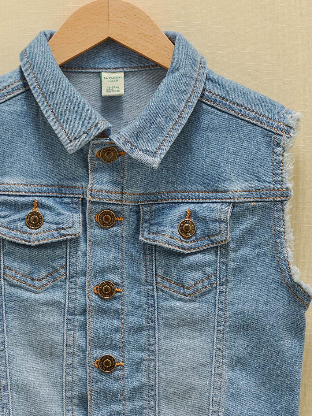 LCW baby Basic Baby Boy Jean Vest -W1GJ40Z1-H45