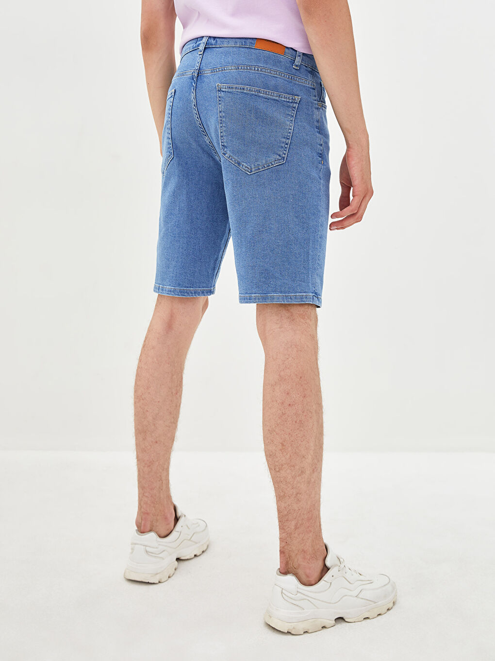 Standard Fit Men's Denim Shorts-7