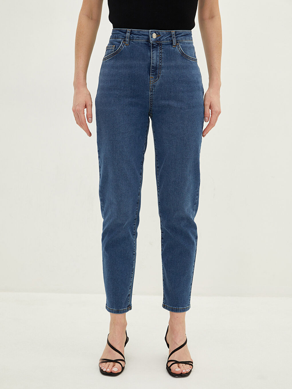 İndigo Mercury Skinny Fit Cep Detaylı Kadın Rodeo Jean Pantolon-2