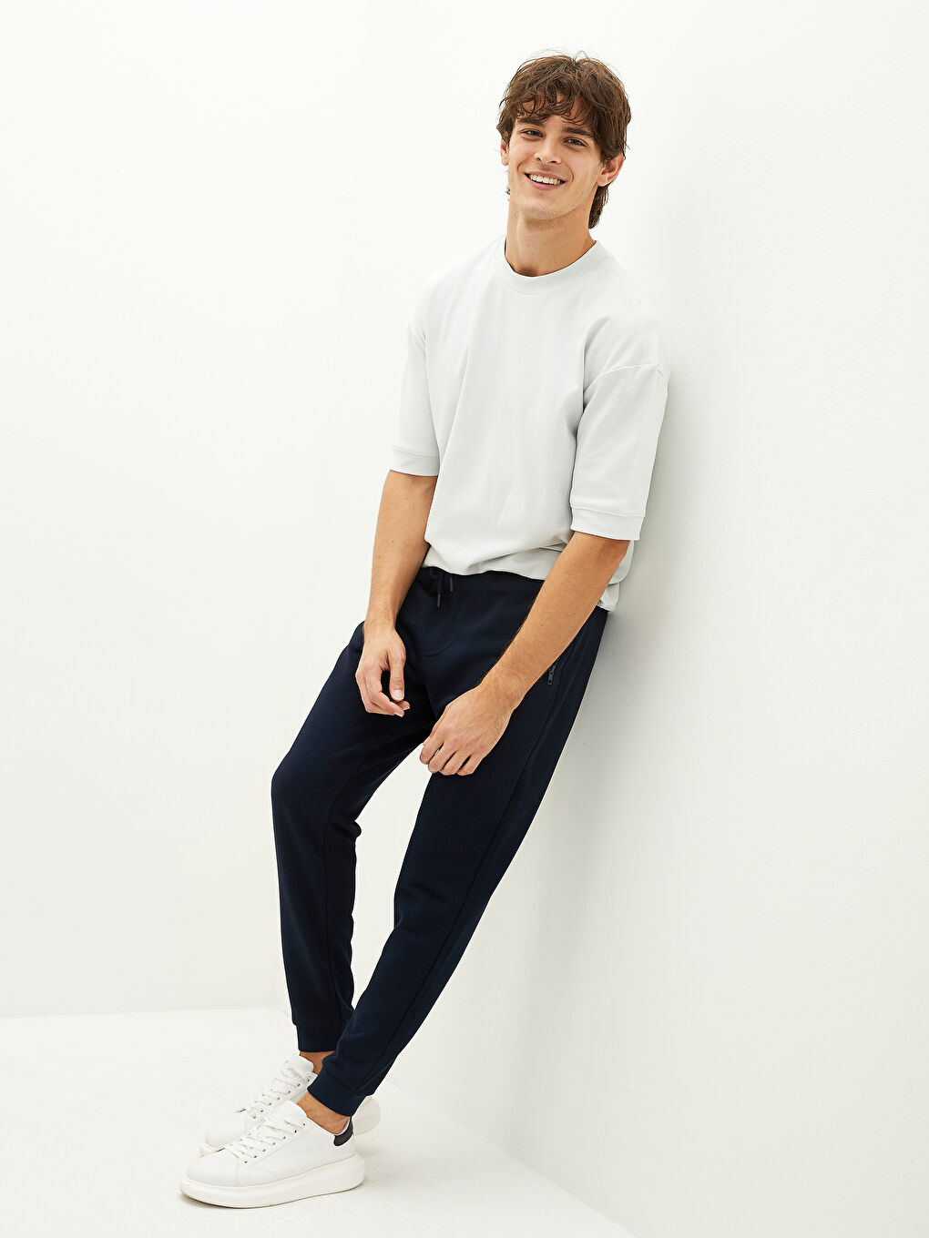 Lacivert Slim Fit Erkek Jogger Eşofman Altı