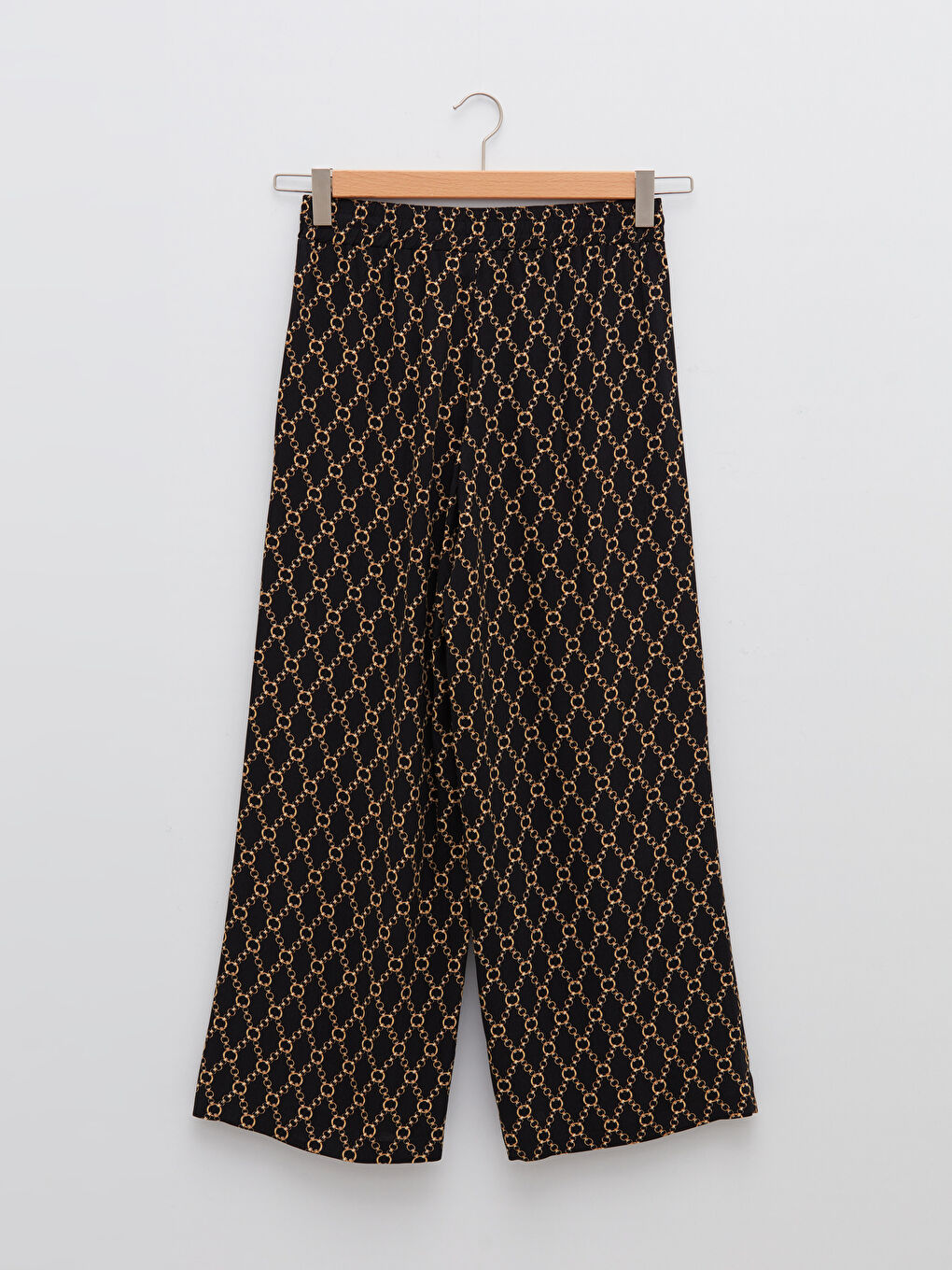 Pantalon en Viscose à Taille Élastiquée Confortable Imprimé pour Femmes-6