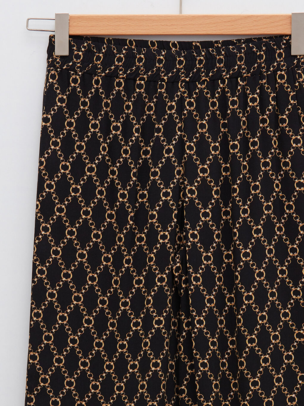 Pantalon en Viscose à Taille Élastiquée Confortable Imprimé pour Femmes-7