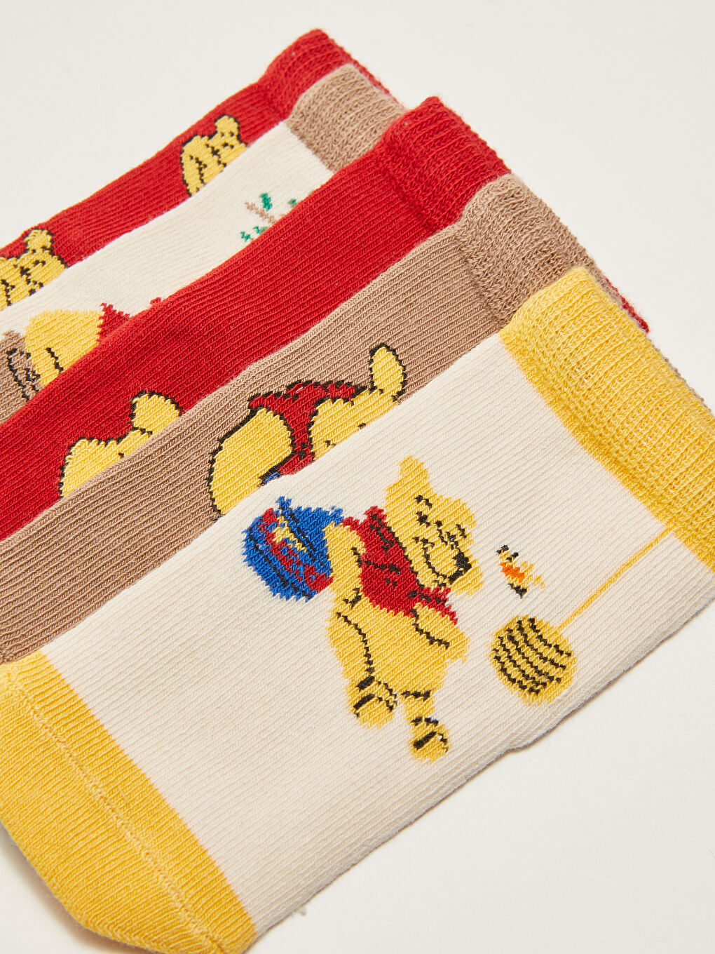 LCW baby Winnie Puuh Gemusterte Baby Jungen Socken 5er-Pack -W1GM25Z1-FDL