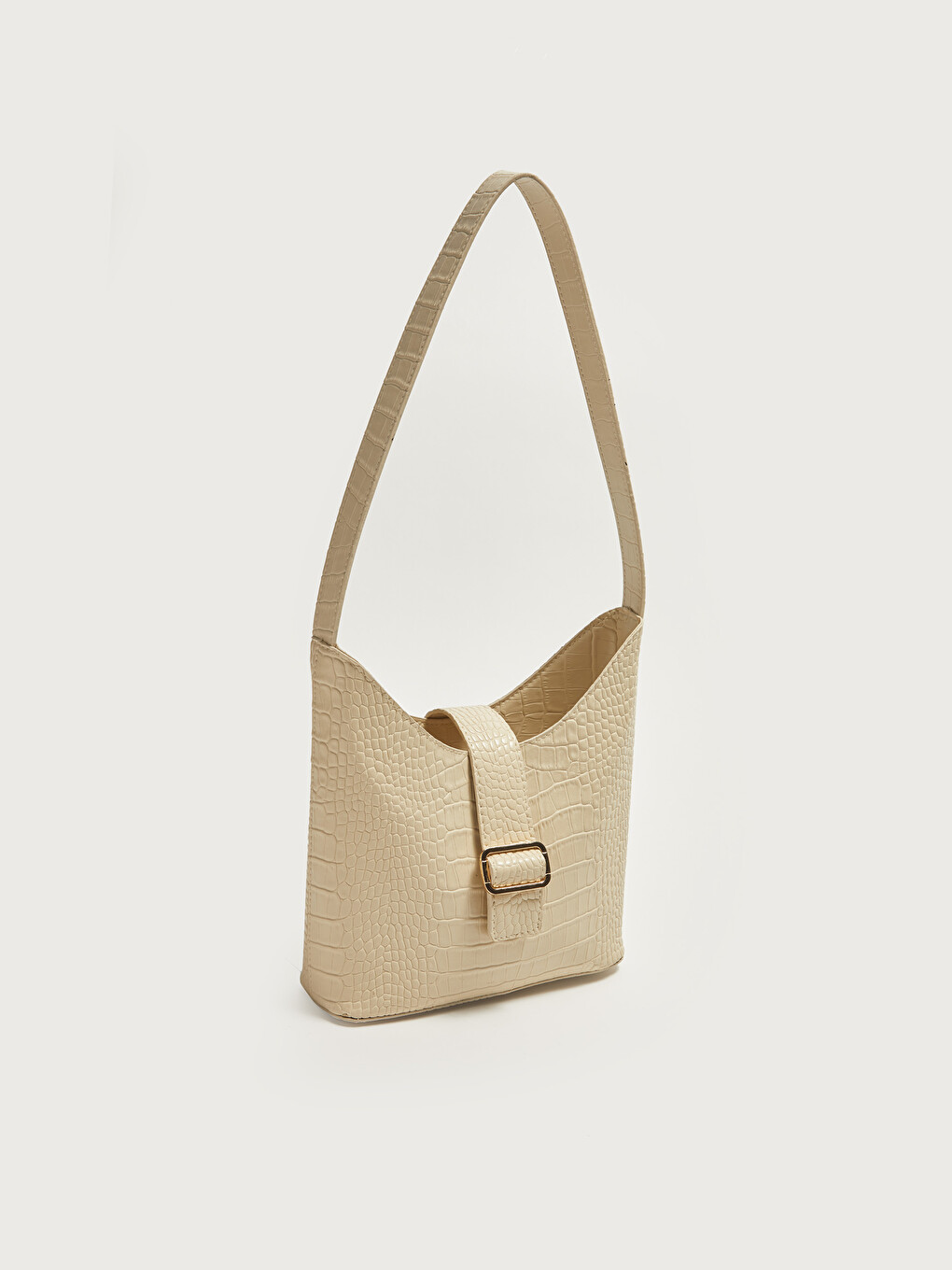 Leather Look Self Patterned Women's Handbag-1