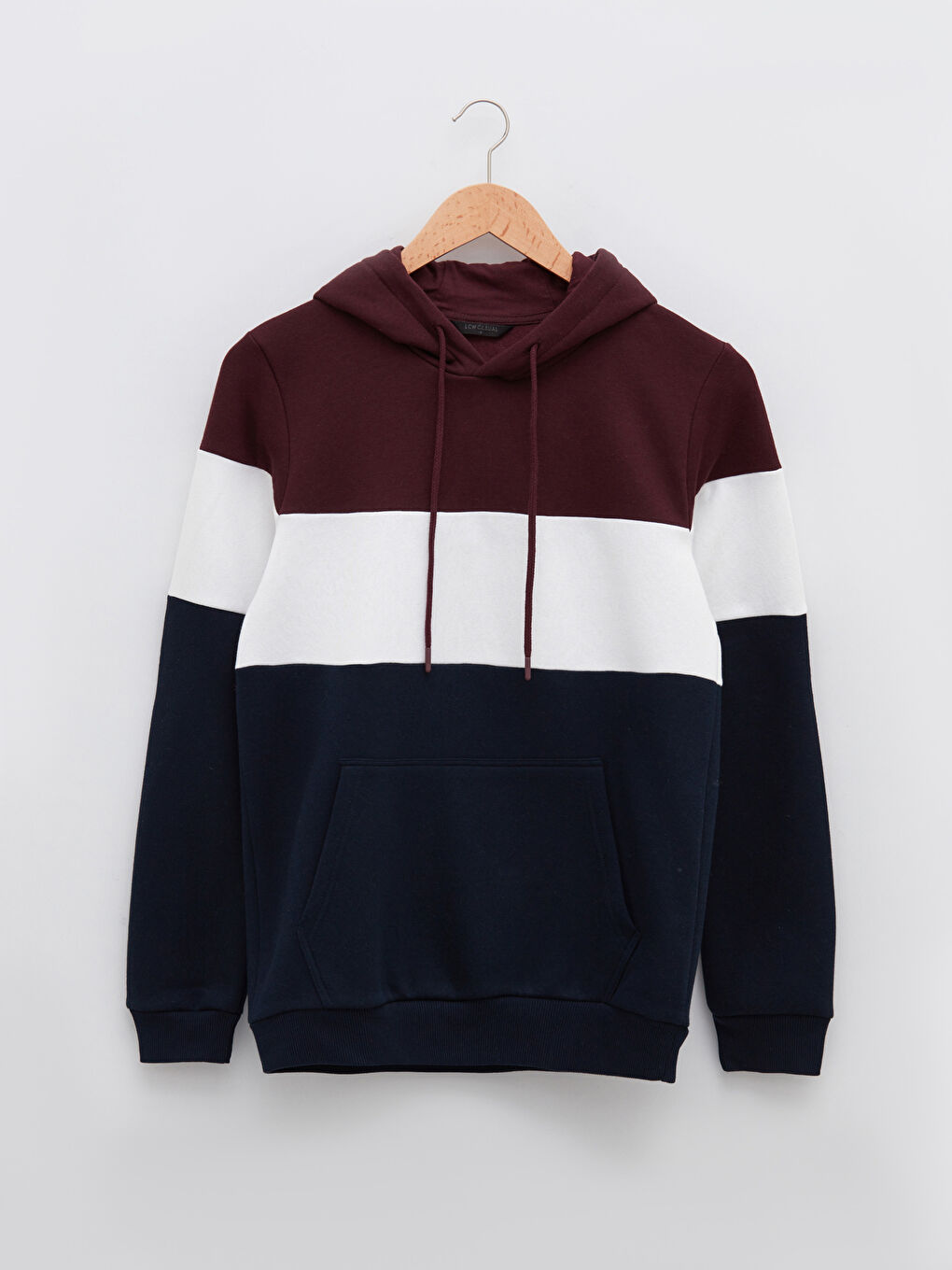 LC Waikiki Long Sleeve Color Block Men's Thick Hoodie -W1GO31Z8-QB7