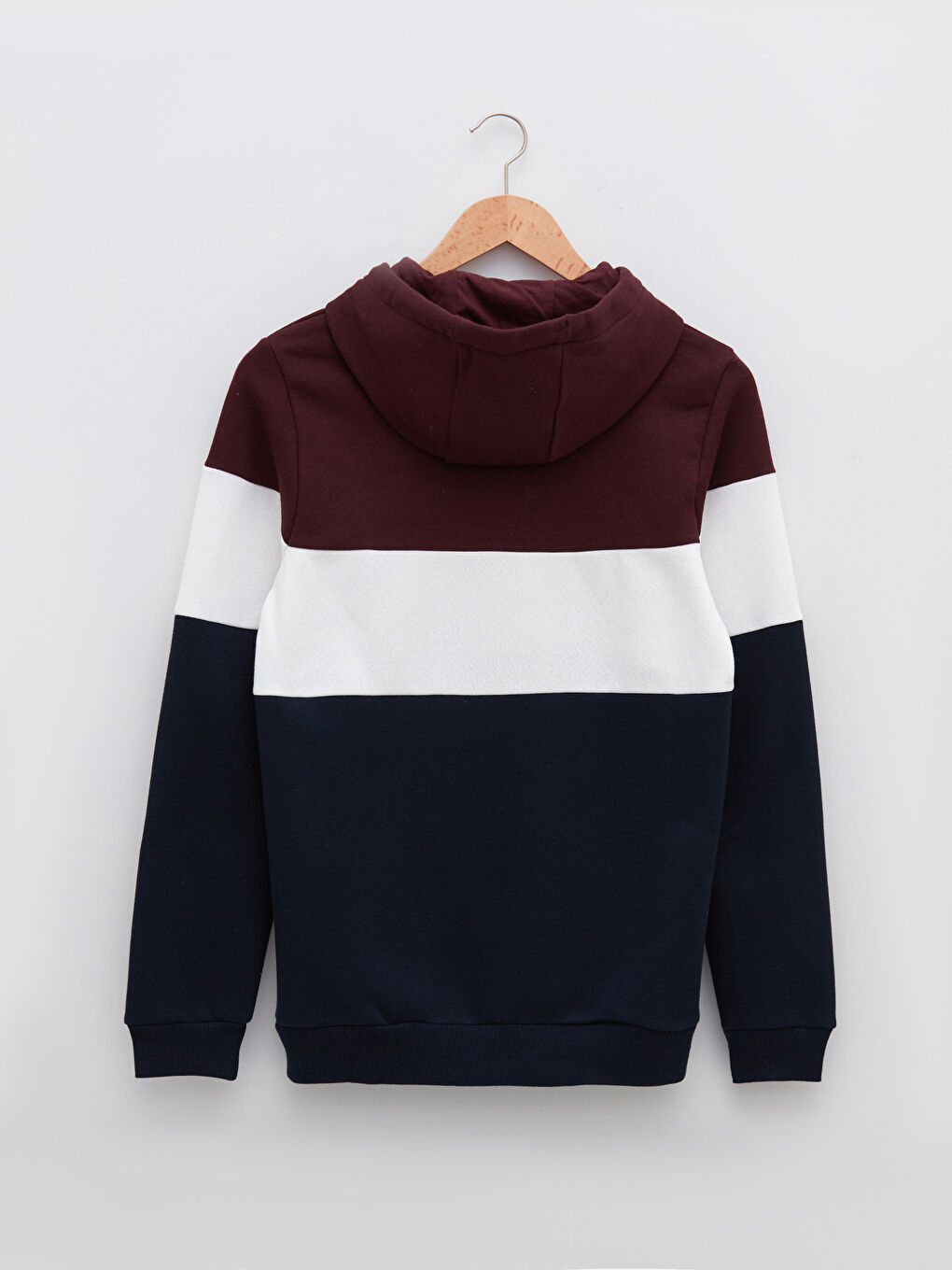 LC Waikiki Long Sleeve Color Block Men's Thick Hoodie -W1GO31Z8-QB7