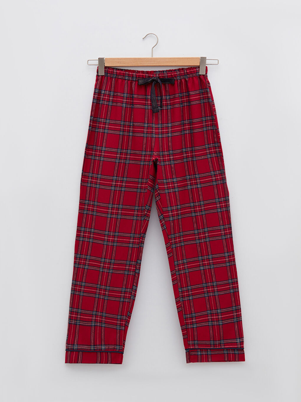 LCW DREAM Pyjama-Set für Damen mit Kragenhals und Karomuster -W1GP13Z8-LPA