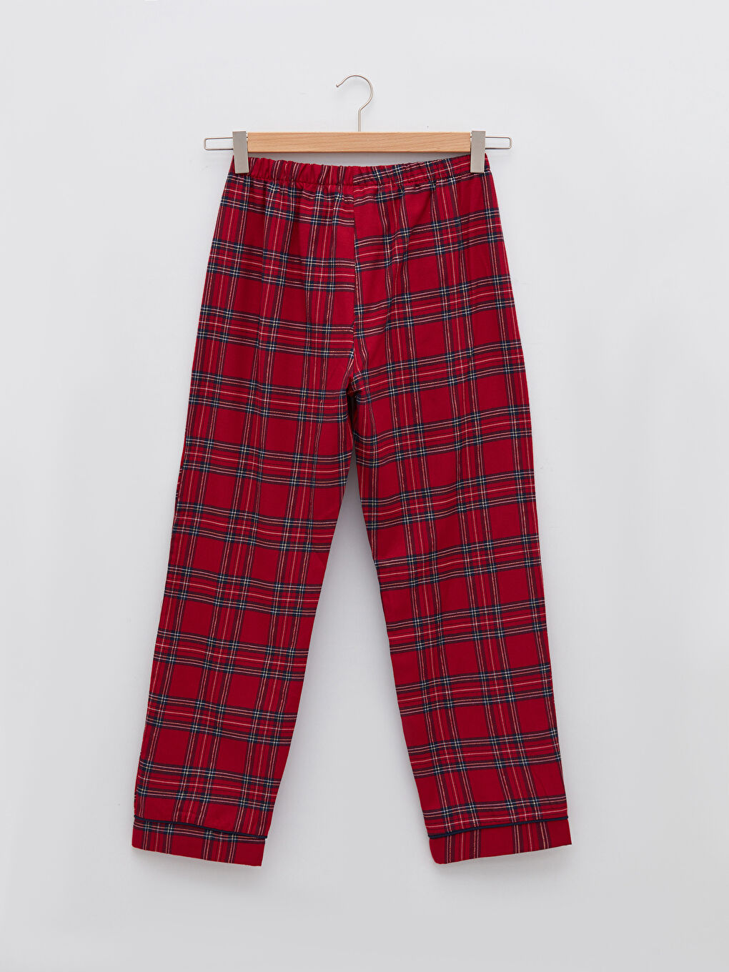 LCW DREAM Pyjama-Set für Damen mit Kragenhals und Karomuster -W1GP13Z8-LPA