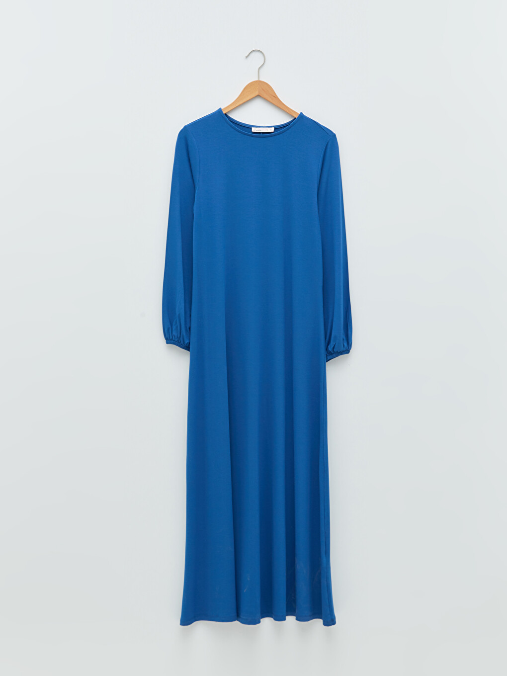 Crew Neck Regular Long Sleeve A-Cut Women's Dress-5