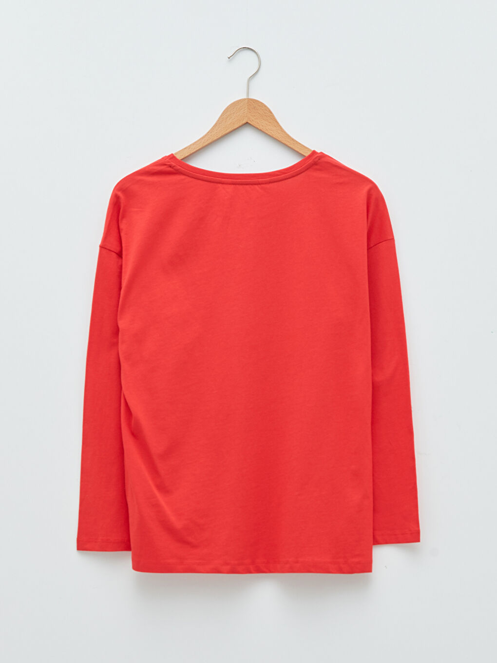 Crew Neck New Year Themed Long Sleeve Cotton Women's Pajama Set-6