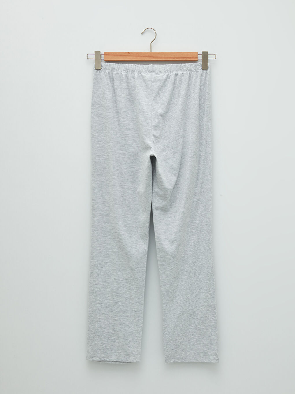 Yeşil Bisiklet Yaka Baskılı Uzun Kollu Kadın Pijama Takımı-9