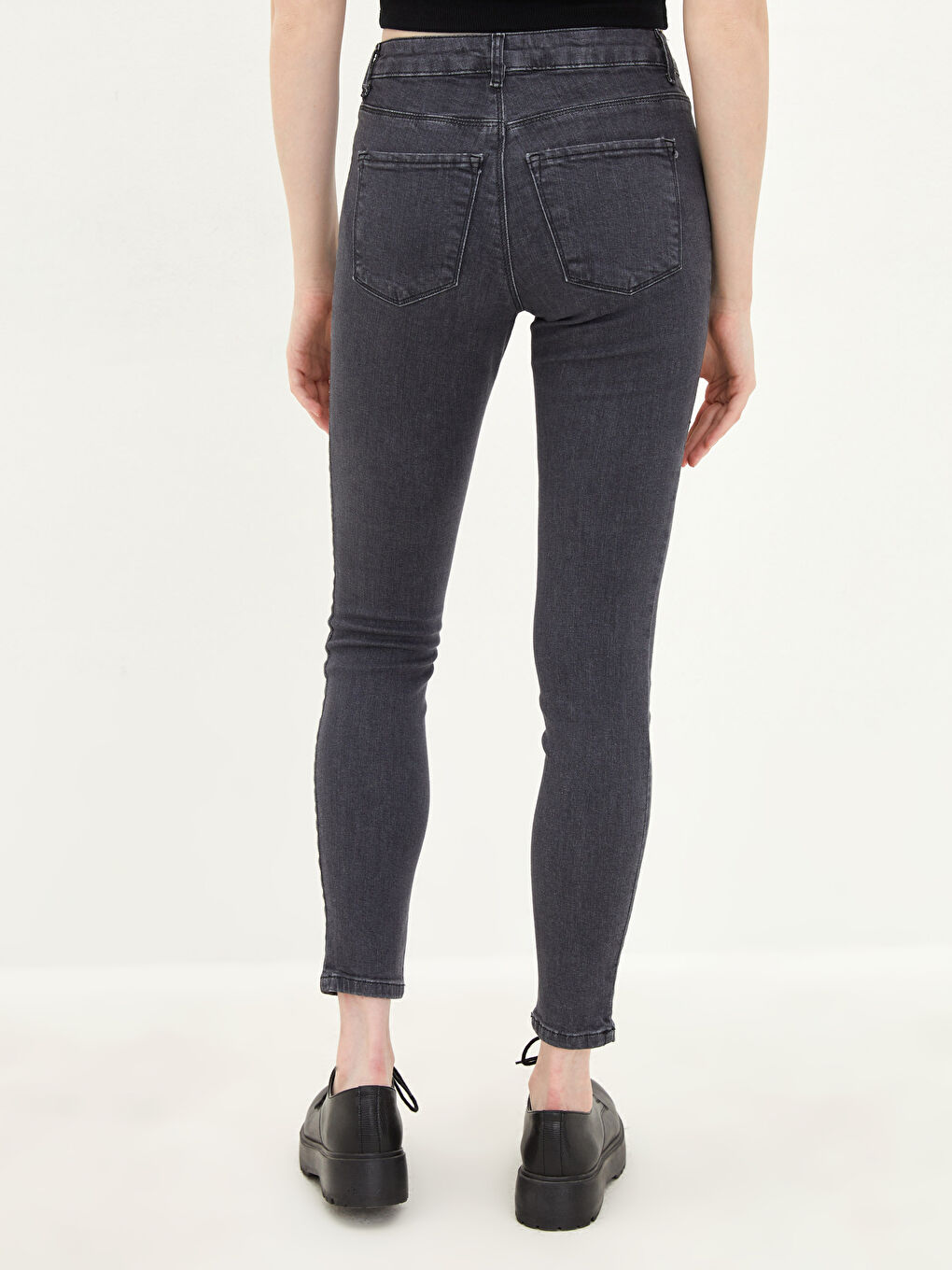 Normal Waist Mercury Skinny Fit Pocket Stone Embroidered Women's Rodeo Jean Trousers-4