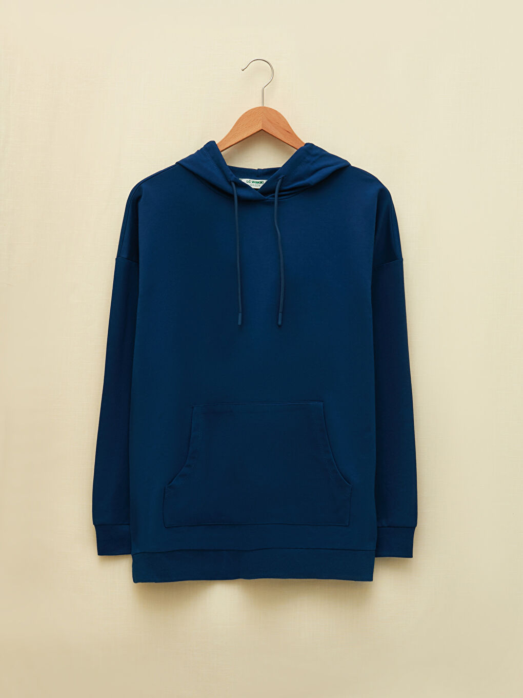 Hooded Plain Long Sleeve Women's Sweatshirt-6