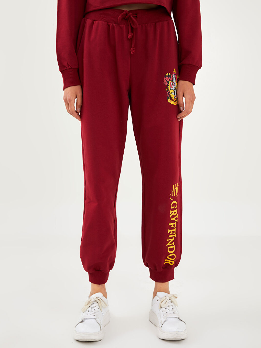 XSIDE Elastic Waist Harry Potter Printed Pocket Detailed Women's Jogger Sweatpants -W1GR12Z8-JD6