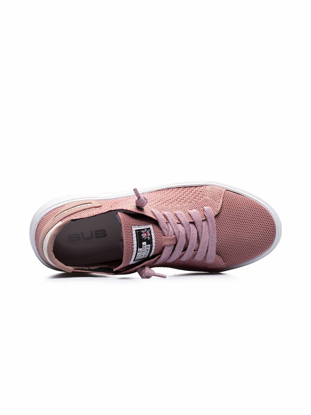 Pembe X LC WAIKIKI Bağcıklı Kadın Triko Spor Ayakkabı-3