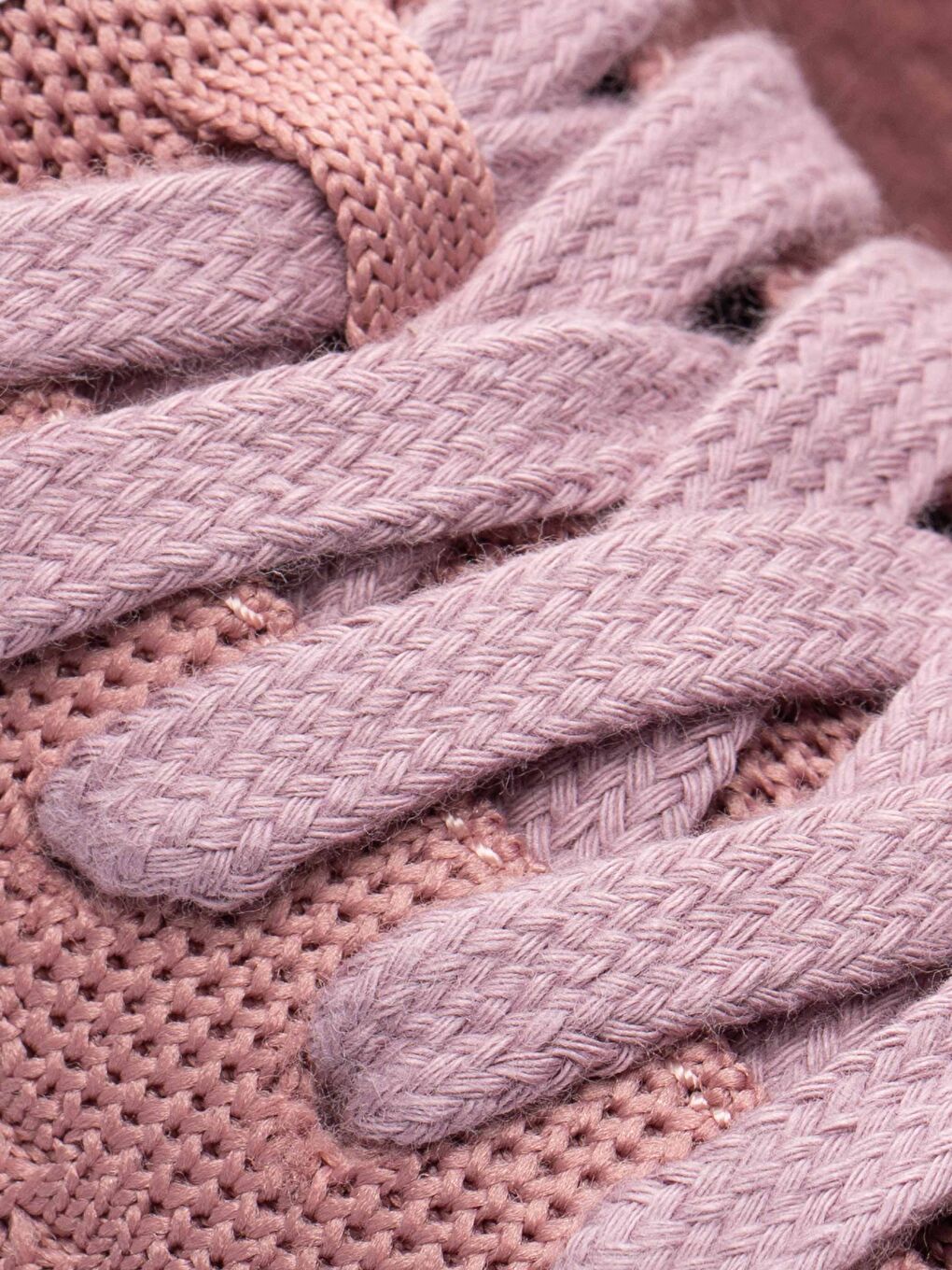 Pembe X LC WAIKIKI Bağcıklı Kadın Triko Spor Ayakkabı-5