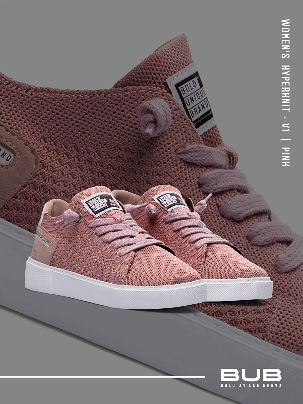 Pembe X LC WAIKIKI Bağcıklı Kadın Triko Spor Ayakkabı-6