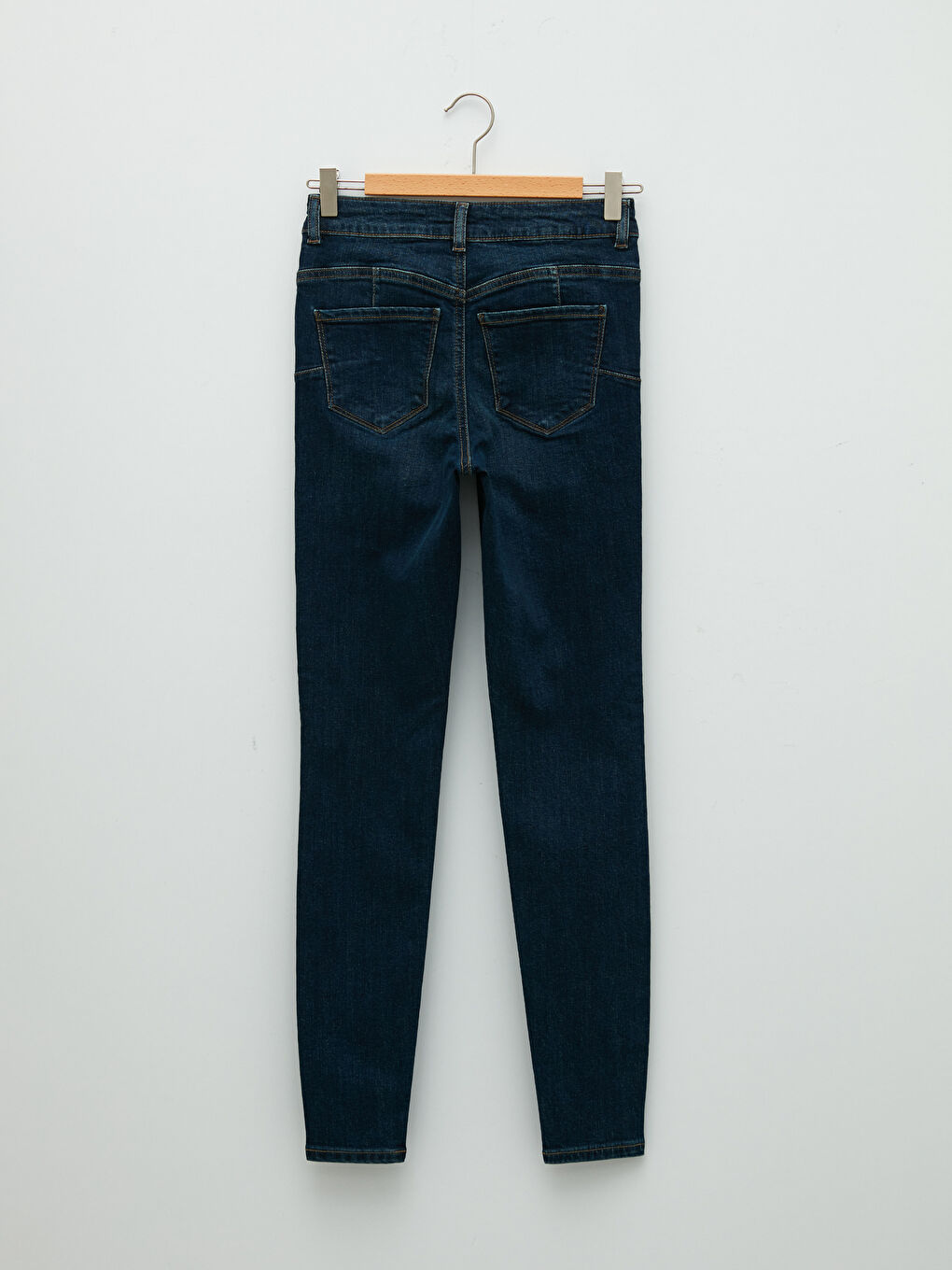 Normal Waist Mercury Skinny Fit Women's Rodeo Jean Trousers with Pocket Detail-6