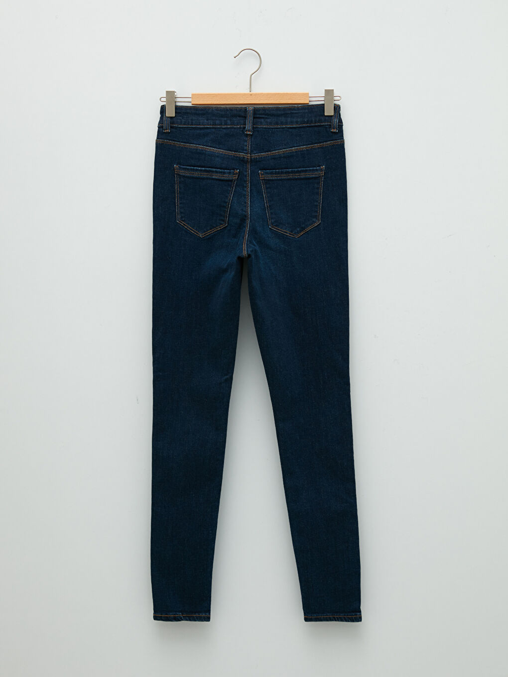 Normal Waist Mercury Skinny Fit Women's Rodeo Jean Trousers with Pocket Detail-6