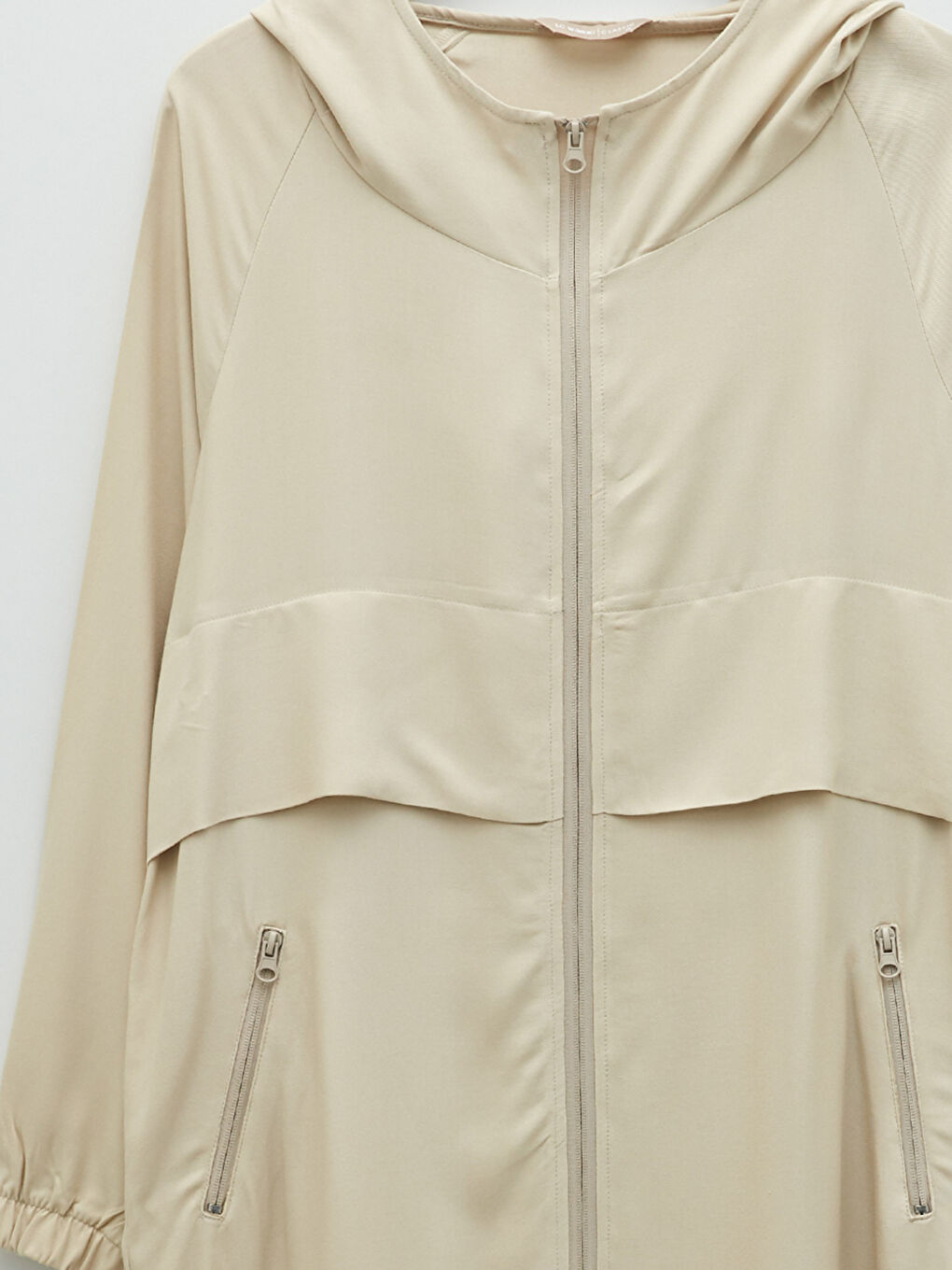 Tunică din Piele cu Glugă, Simplă, cu Mâneci Lungi și Detalii de Buzunar pentru Femei-8