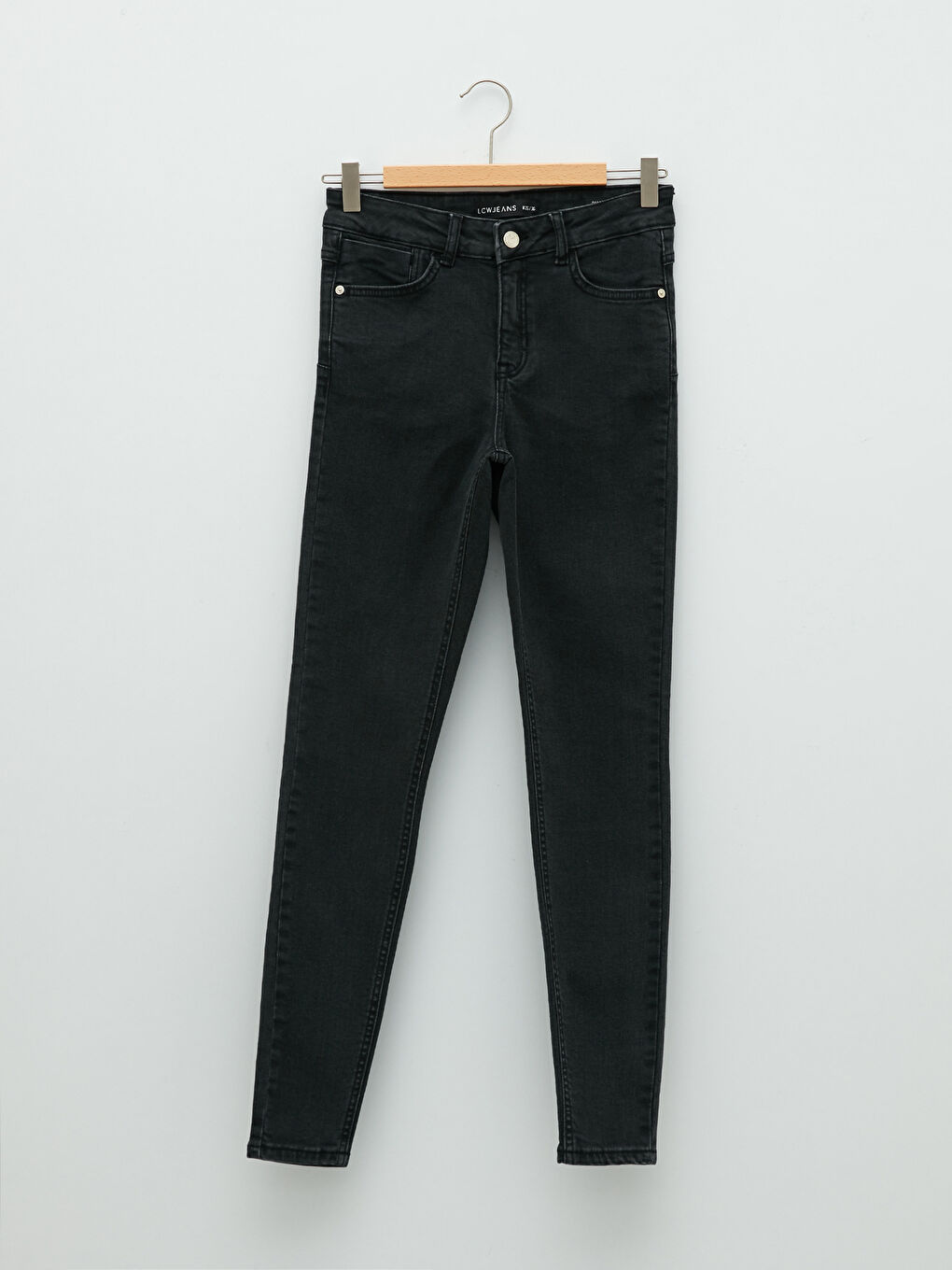 Normal Waist Mercury Skinny Fit Women's Rodeo Jean Trousers with Pocket Detail-4