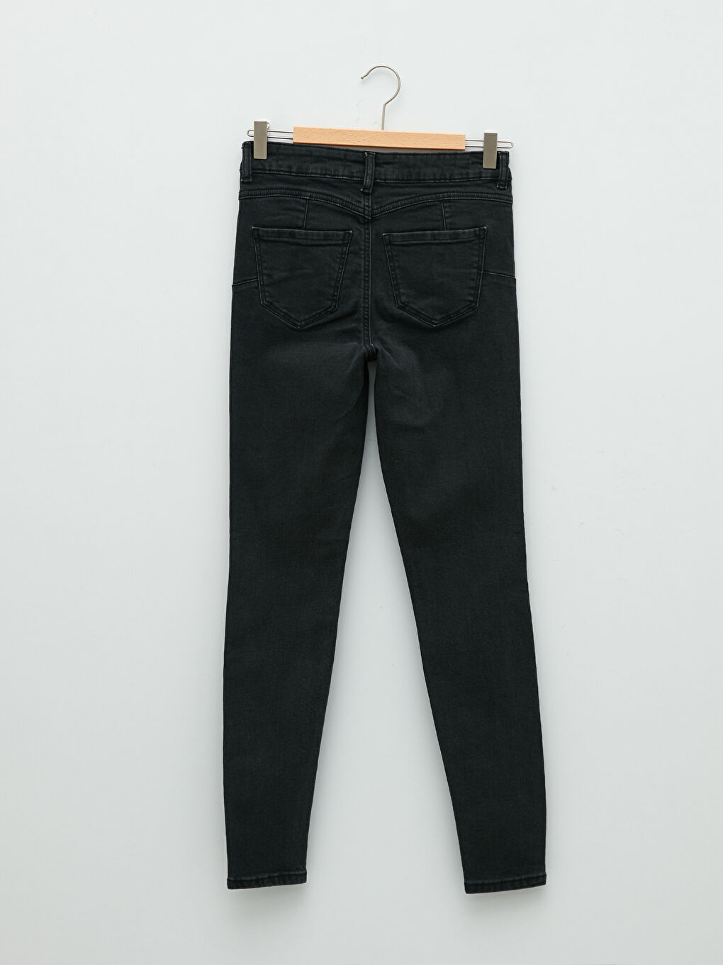 Normal Waist Mercury Skinny Fit Women's Rodeo Jean Trousers with Pocket Detail-5