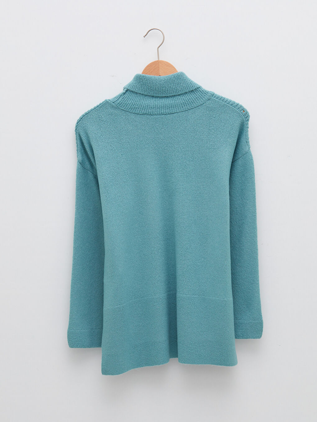 LCWAIKIKI Classic Turtleneck Openwork Long Sleeve Women's Knitwear Sweater -W1GT09Z8-DW0