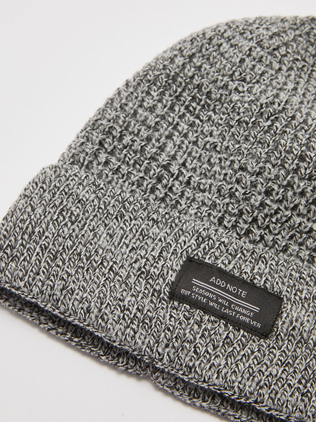 طقم قبعة وشال تريكو للرجال-3