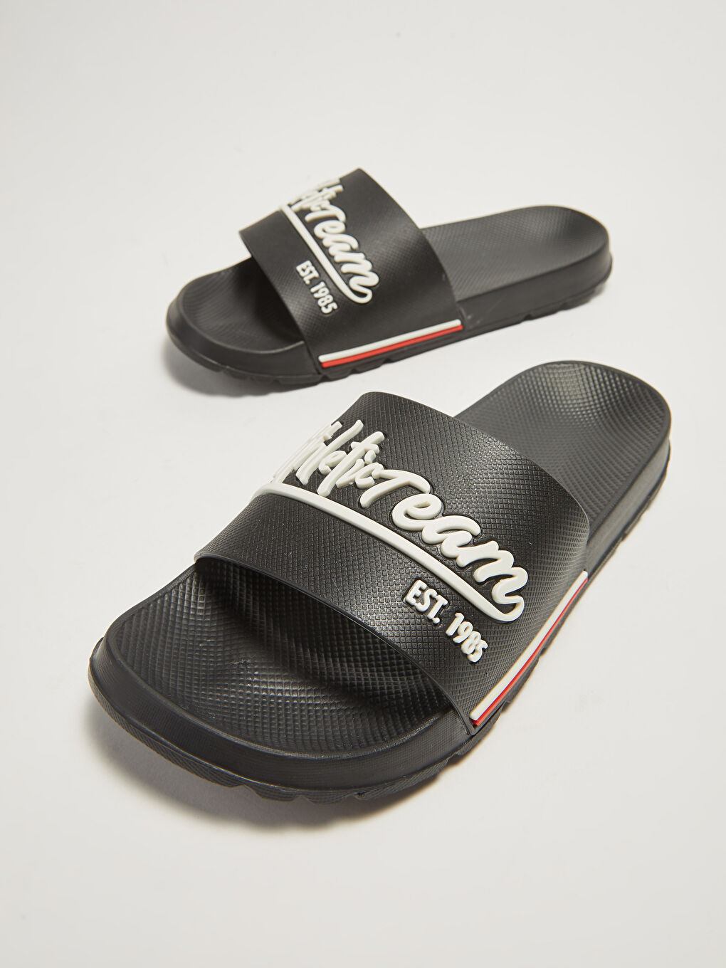 Tek Bantlı Baskılı Erkek Terlik-2