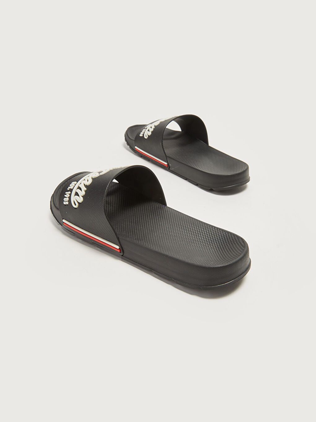 Tek Bantlı Baskılı Erkek Terlik-4