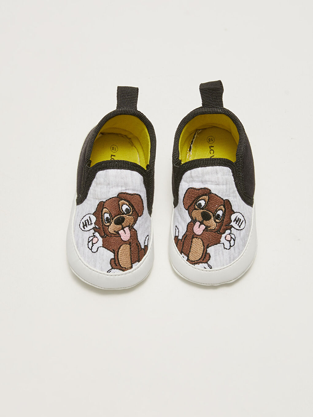 حذاء أطفال أولاد مطرز ومبطن بالقطن لمرحلة ما قبل المشي-4