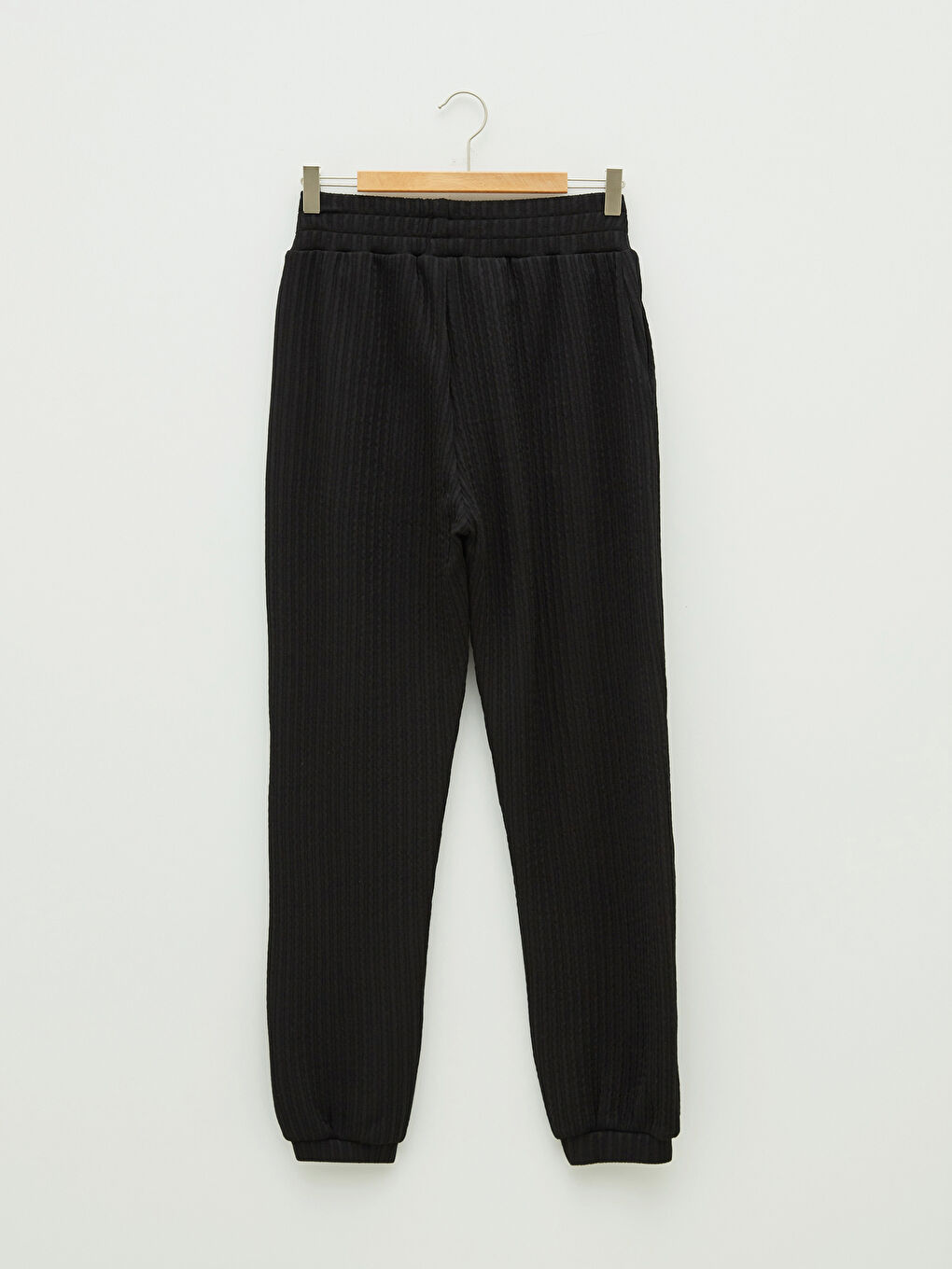 Beli Lastikli Düz Cep Detaylı Kadın Eşofman Altı-7