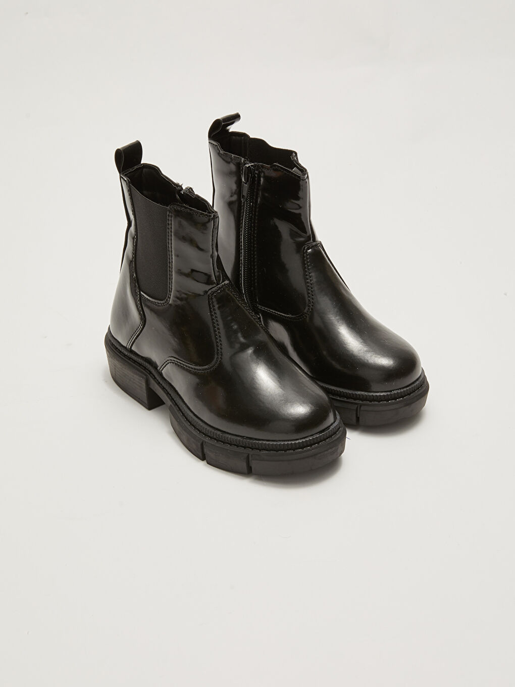 LCW STEPS Leather Look Elastic Sides Girl Boot -W1GV12Z4-HUC