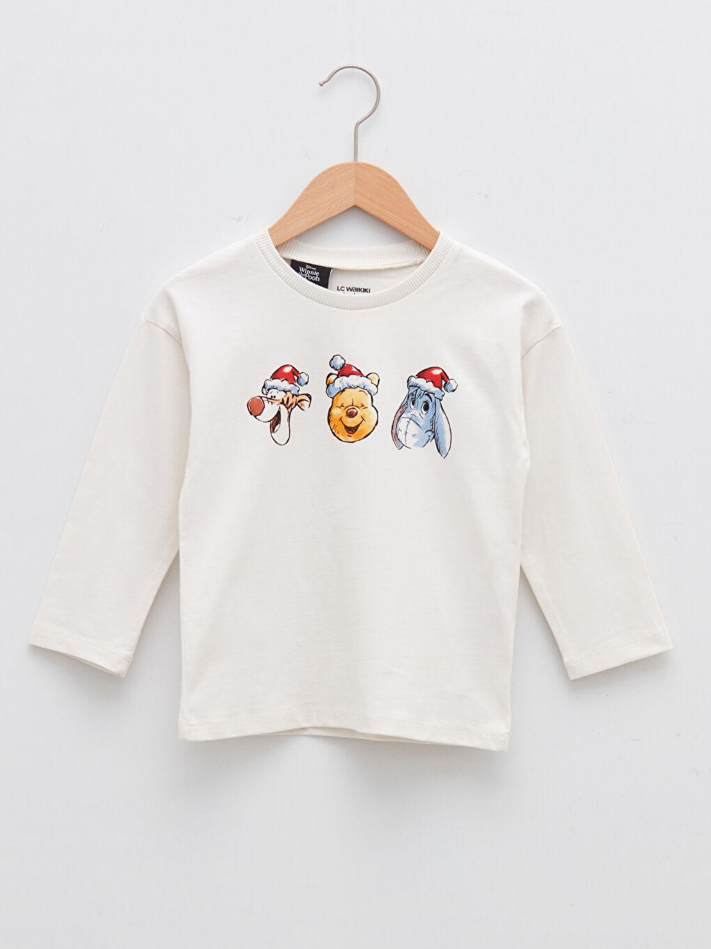 Winnie the Pooh Baskılı Uzun Kollu Erkek Bebek 3'lü Takım-3