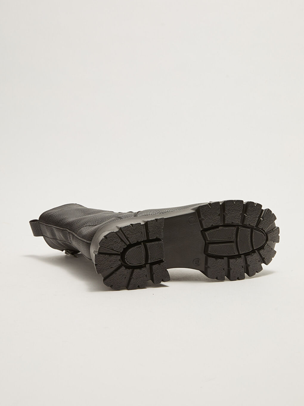 Әйелдерге арналған қалың табанды қар етігі бау және сырмалы ілмек былғары көріністі-2