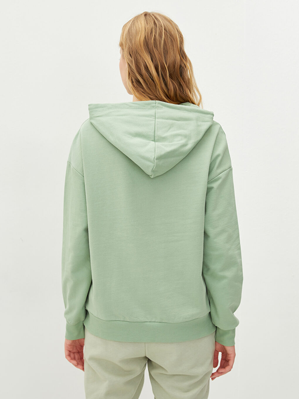 LCW Vision Hoodie Princess Printed Long Sleeve Women's Sweatshirt -W1GY46Z8-GDK