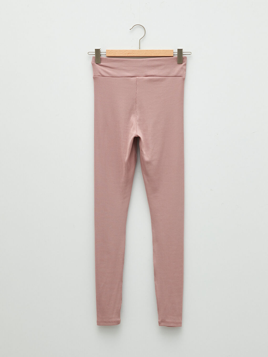 Damen Elastischer Bund Schlichte Leggings Hosen-7