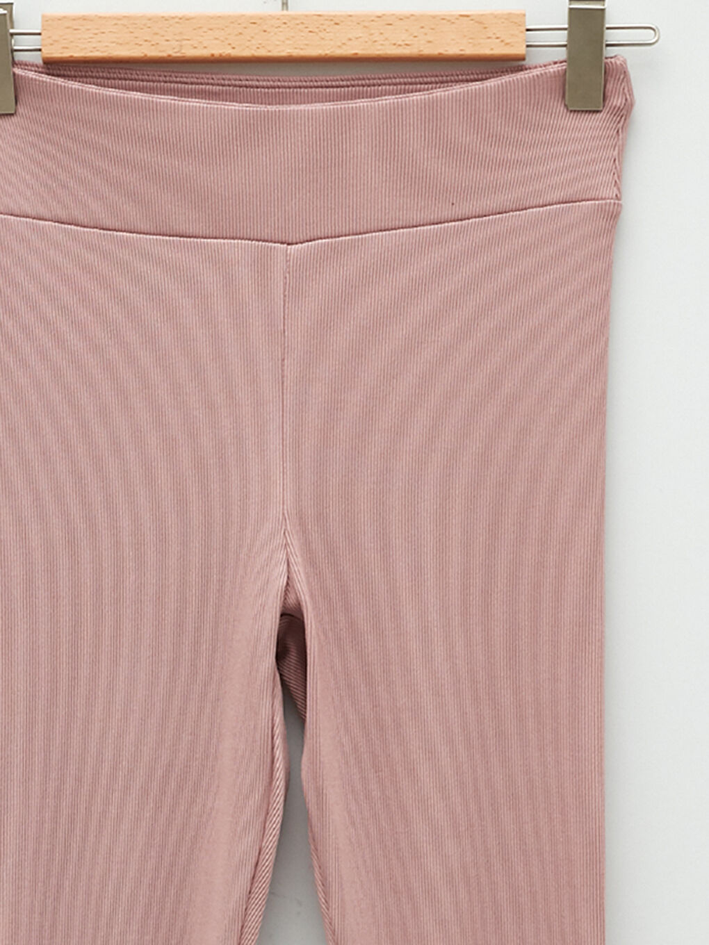 Damen Elastischer Bund Schlichte Leggings Hosen-8