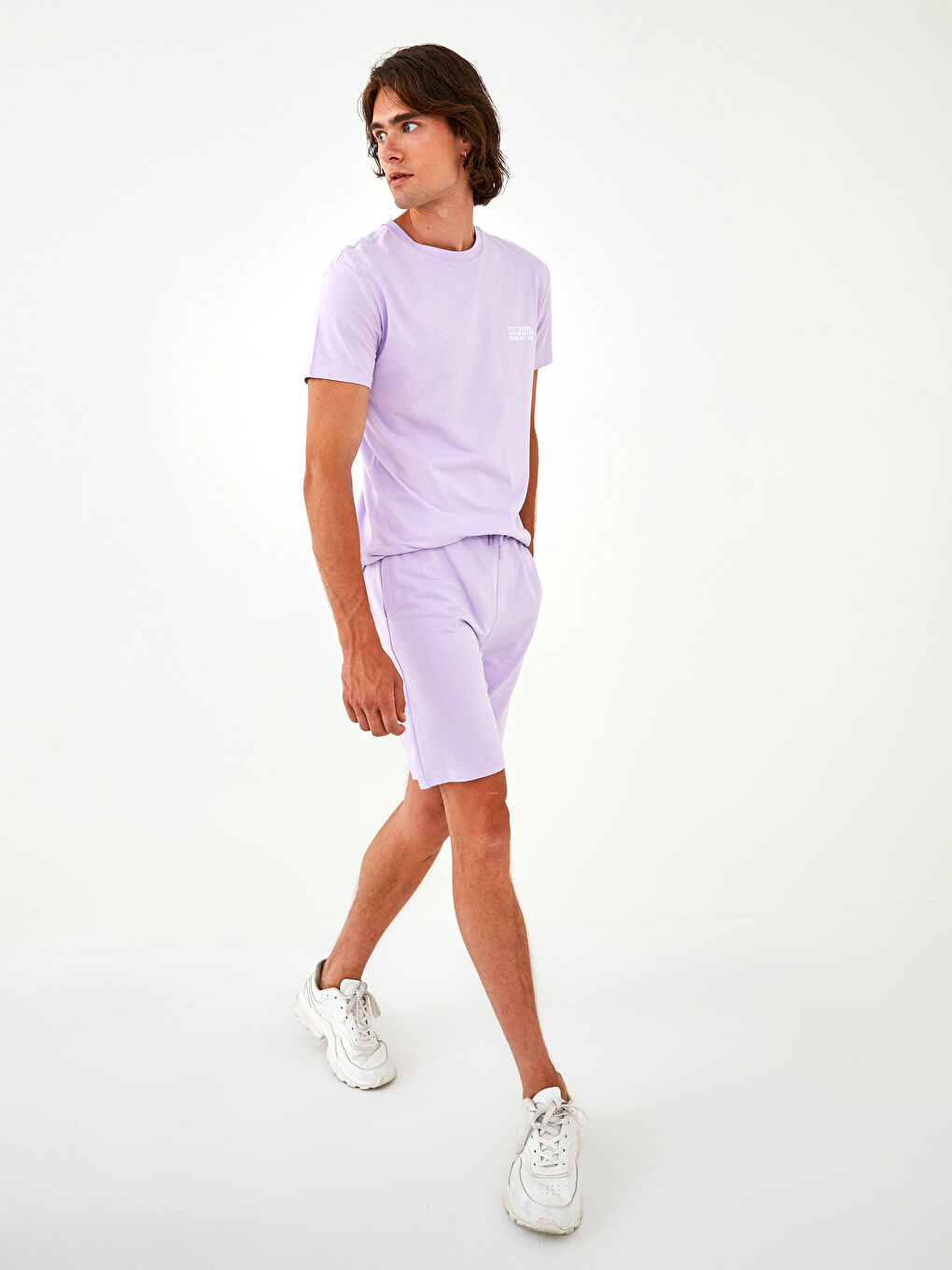 Crew Neck Short Sleeve Printed Combed Cotton Men's T-shirt-3