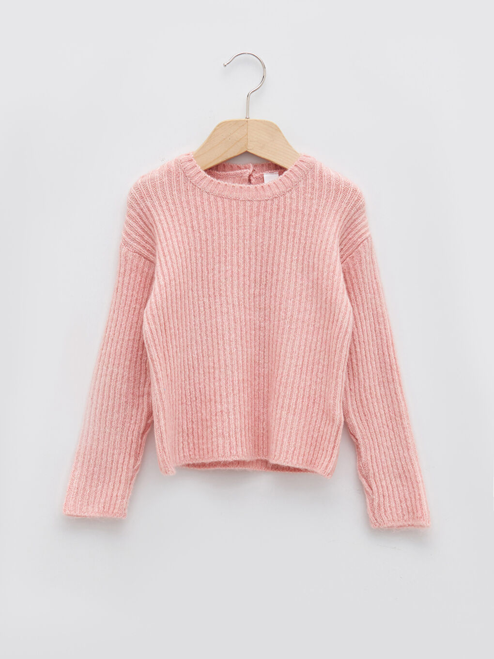 Crew Neck Long Sleeve Basic Baby Girl Knitwear Sweater and Trousers 2-Pack Set-4