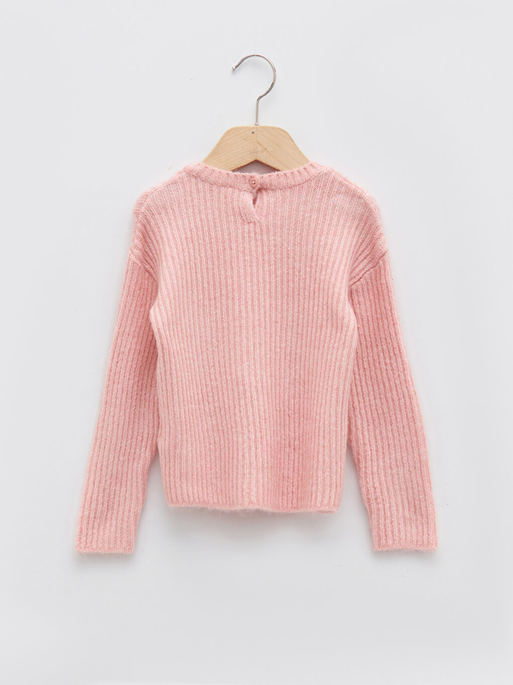 Crew Neck Long Sleeve Basic Baby Girl Knitwear Sweater and Trousers 2-Pack Set-5