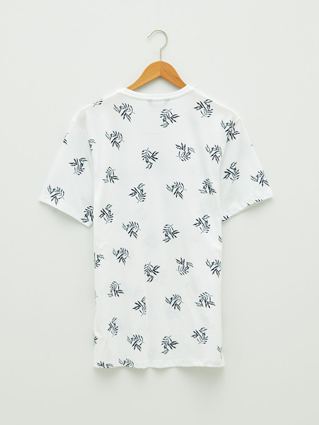 XSIDE Crew Neck Short Sleeve Printed Combed Cotton Men's T-shirt -W1H057Z8-Q6K