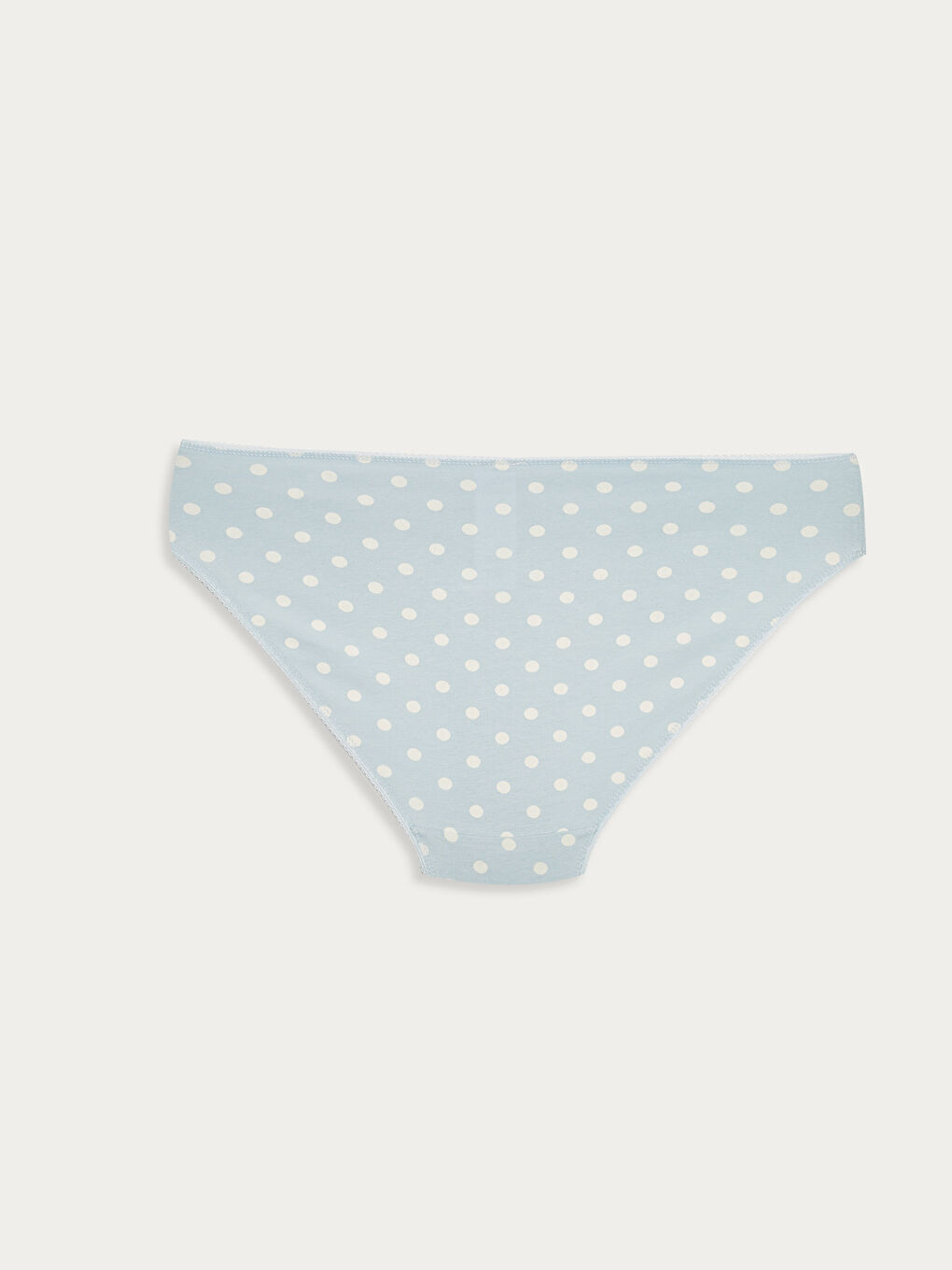 Mavi Standart Fit Kadın Desenli Klasik Külot-1