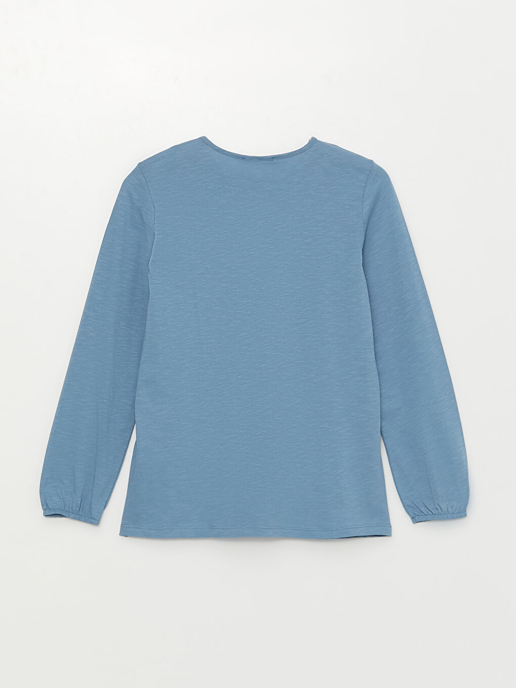 بلوزة كم طويل بياقة مربوطة بتفاصيل دانتيل للسيدات-6