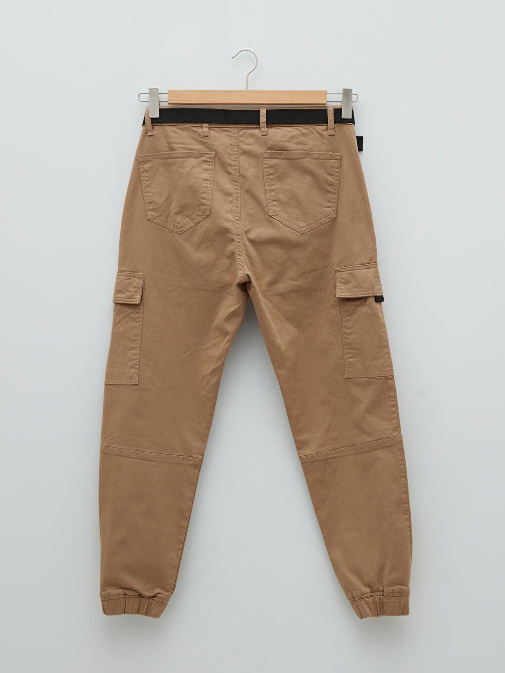 Slim Fit Twill Men's Cargo Trousers-6