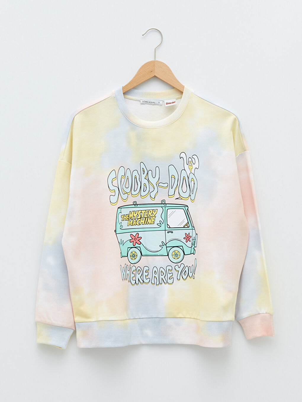 LCW Vision Karışık Baskılı Bisiklet Yaka Scooby Doo Baskılı Uzun Kollu Kadın Sweatshirt - 7