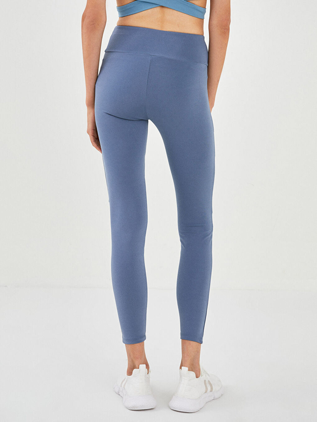 XSIDE Elastic Waist Women's Sports Tights with Color Block -W1H187Z8-S0T
