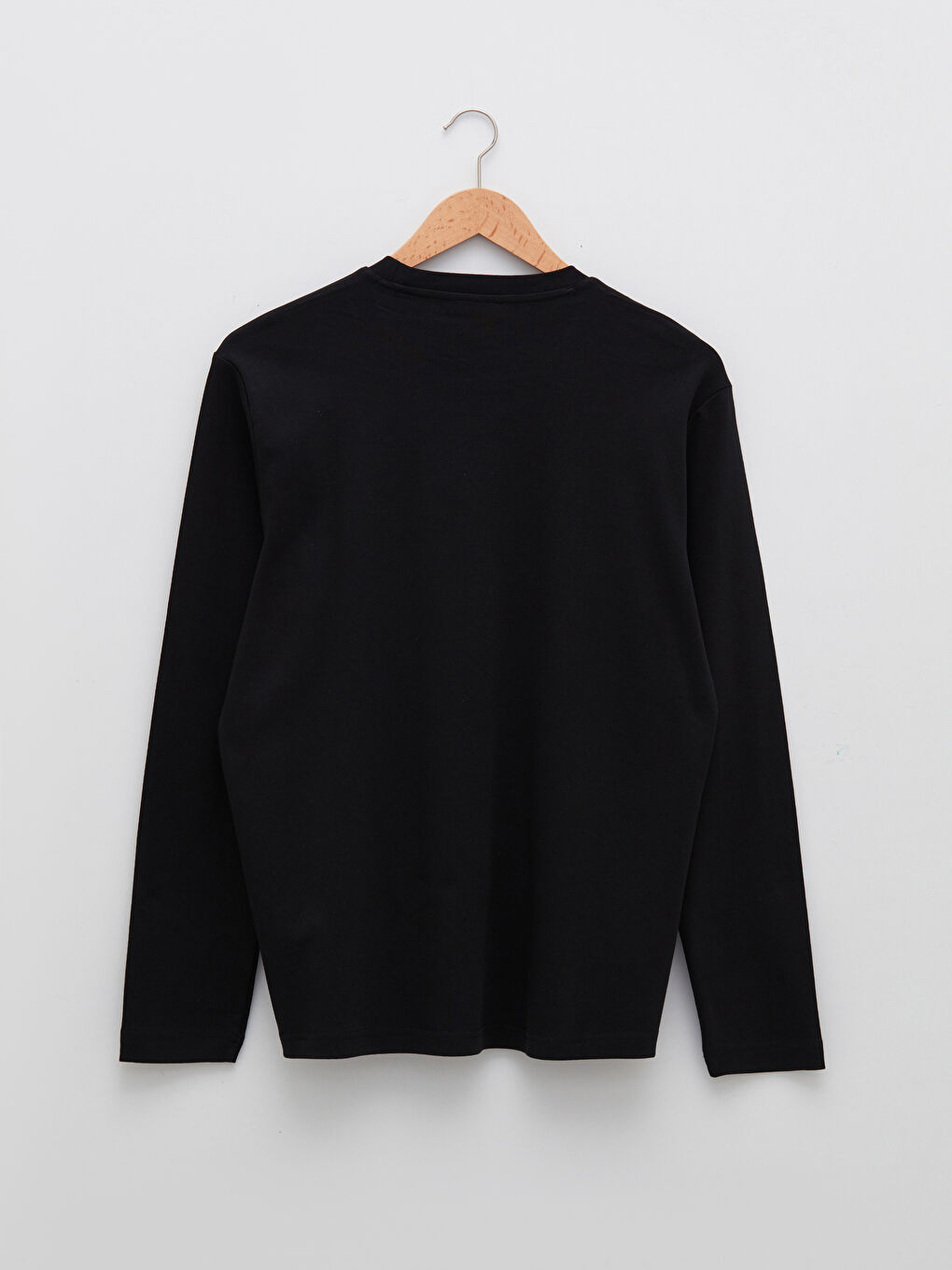 Crew Neck Long Sleeve Printed Men's T-Shirt-6