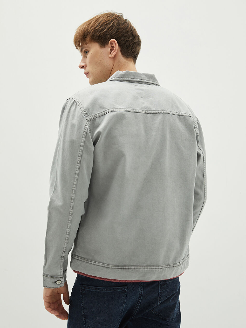 XSIDE Standard Fit Men's Denim Jacket -W1H246Z8-QZ5