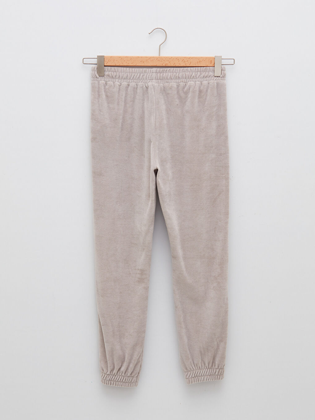 Pantaloni de Trening Jogger de Damă din Catifea cu Talie Elastică-5